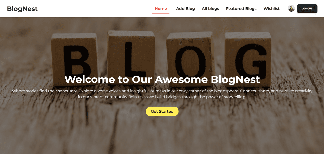 BlogNest screenshot